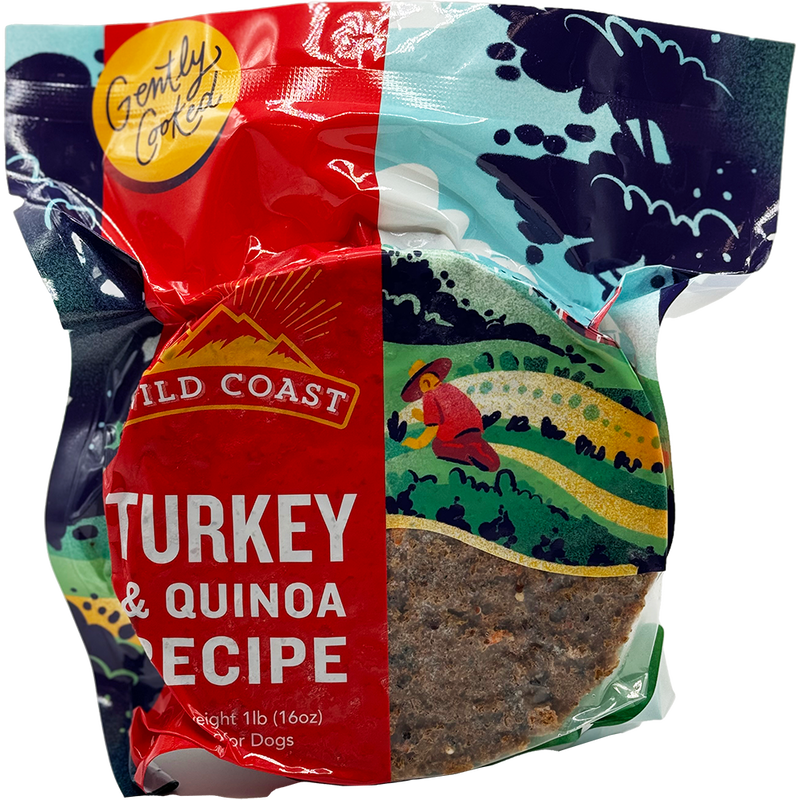 Wild Coast Fresh Lightly Cooked Dog Food, Turkey & Quinoa image number null