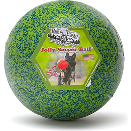 Mud Bay Soccer Ball Dog Toy, Green & Blue