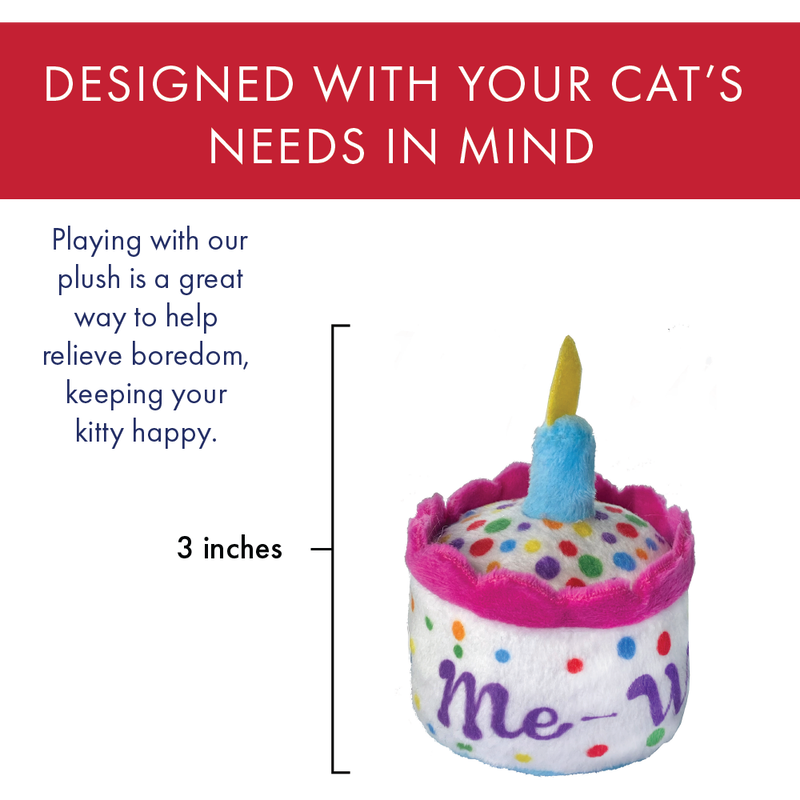 Huxley & Kent Kittybelles Mewow Cake Cat Toy image number null