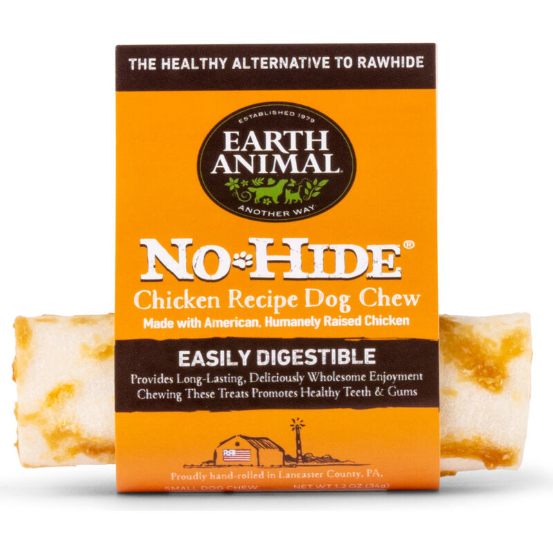 Earth Animal No-Hide Roll Dog Treat, Chicken image number null