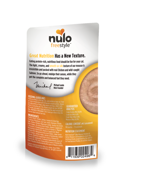 Mud Bay Buy Nulo Freestyle Grain Free Wet Cat Food Silky Mousse