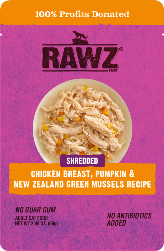 Mud Bay Buy Rawz Wet Cat Food Shredded Chicken Breast Pumpkin