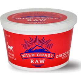 Wild Coast Raw Frozen Cat Food, Farm Raised Rabbit & Pork