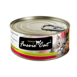 Fussie Cat Premium Canned Cat Food, Tuna & Ocean Fish