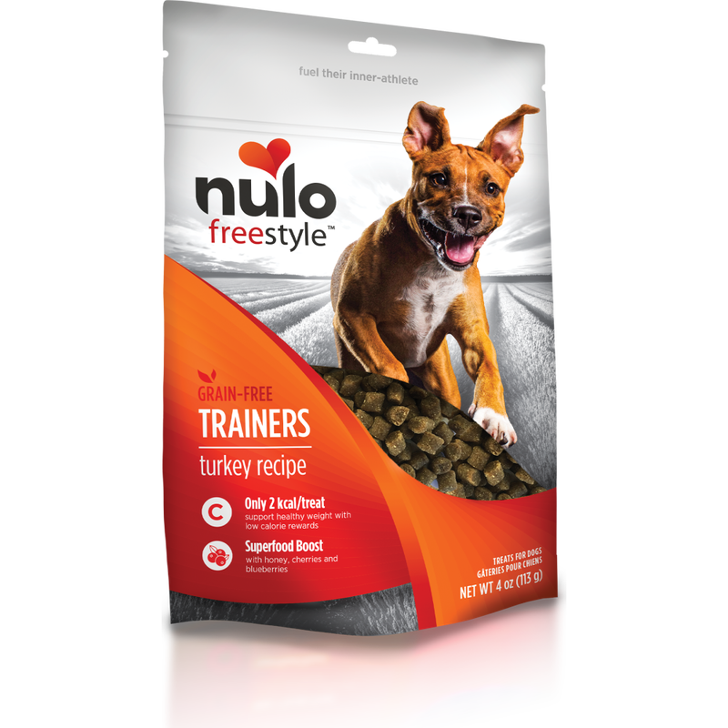 Nulo Freestyle Grain-Free Dog Training Treats, Turkey, 4-oz image number null