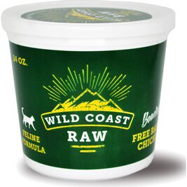 Wild Coast Raw Frozen Cat Food, Free Range Chicken