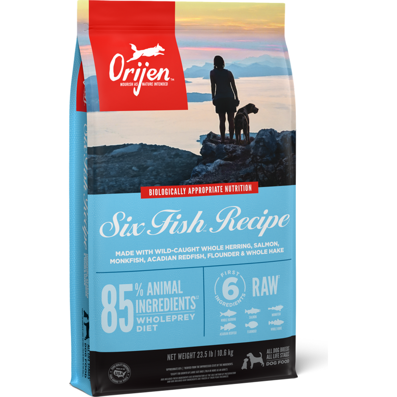 Orijen Grain-Free Dry Dog Food, Six Fish image number null