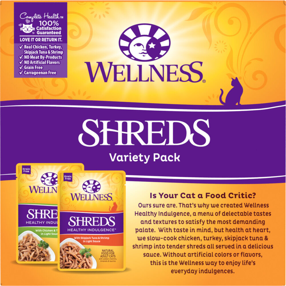 Mud Bay Buy Wellness Healthy Indulgence Shreds Wet Cat Food