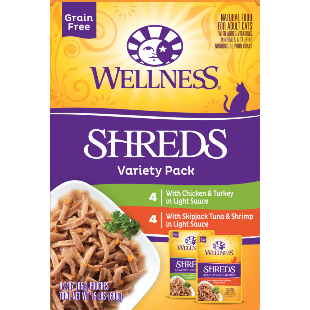 Mud Bay Buy Wellness Healthy Indulgence Shreds Wet Cat Food