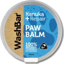 Washbar Dog Paw Balm, Kanuka + Repair, 1.7-oz