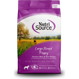 NutriSource Grain Inclusive Dry Dog Food, Large Breed Puppy