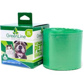 GreenLine Pet Supply Dog Poop Bag Rolls, X-Large, 100-count