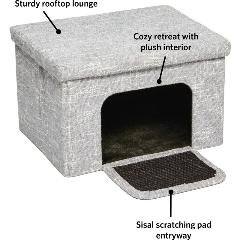 MidWest Curious Cat Cube Cottage image number null