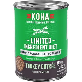 Koha Limited Ingredient Diet Canned Dog Food, Turkey